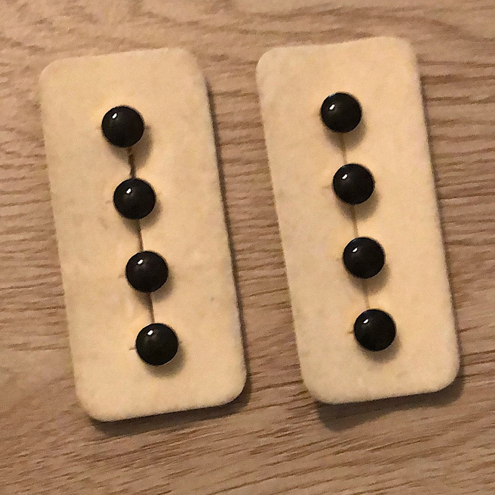 Vintage tuxedo buttons $15